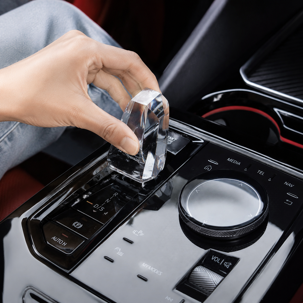 BMW crystal gear lever, personalized exclusive design for car modification, high-end interior, solves the disadvantage of BMW 5 Series not being able to modify gear lever