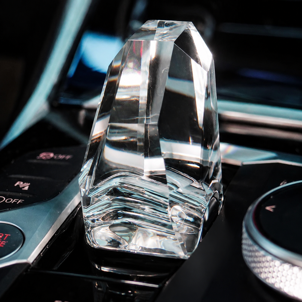 BMW crystal gear lever, personalized exclusive design for car modification, high-end interior, solves the disadvantage of BMW 5 Series not being able to modify gear lever