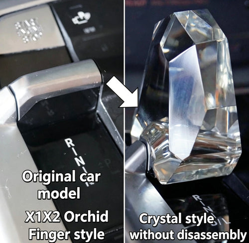 BMW crystal gear lever, personalized exclusive design for car modification, high-end interior, solves the disadvantage of BMW 5 Series not being able to modify gear lever