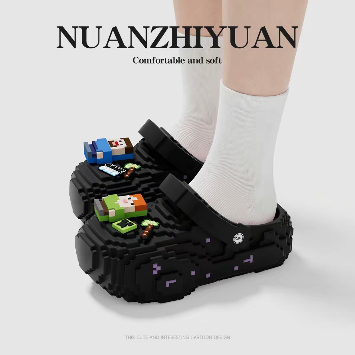 Soft Slip‑On Clogs for Women Men, Ergonomic Comfort Slippers, Adjustable Buckle Strap, Non‑Slip Lightweight Closed Toe Slides, Gradient House Shoes for Indoor Outdoor